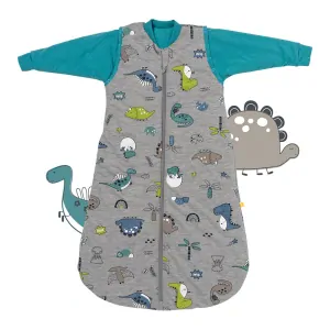 MODAL - Dinosaur CELOROČNÝ spací vak s odopínateľnými rukávmi, 6-10 rokov, 150cm